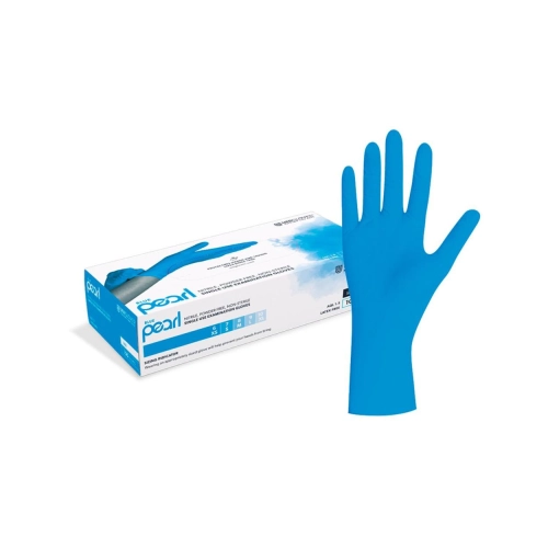Unigloves Handschoenen Nitrile poedervrij blue Pearl x-small 100 stuks