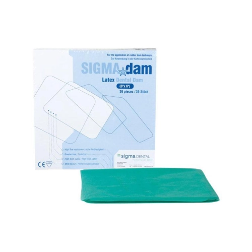 Sigma Dental Sigmadam Heavy 6 x6 (poedervrij) 36 vel