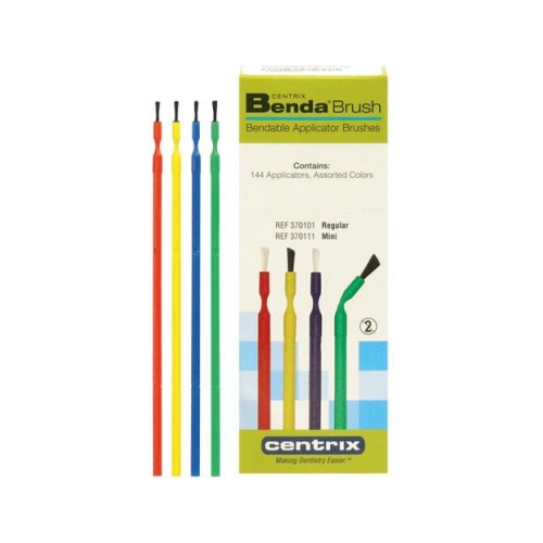 Centrix Benda-Brush Regular houder met kwastje 144 stuks