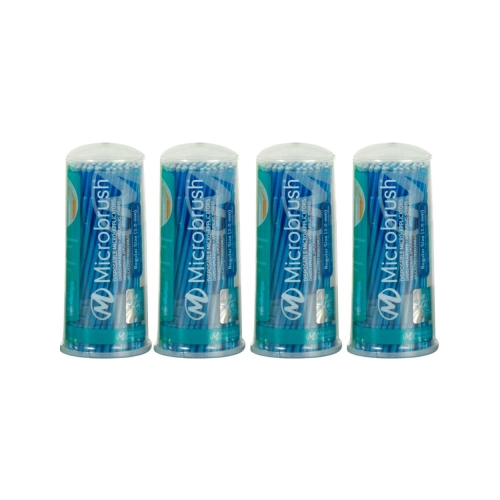 Microbrush Disposable Micro Applicators Regular blauw 4x 100 stuks