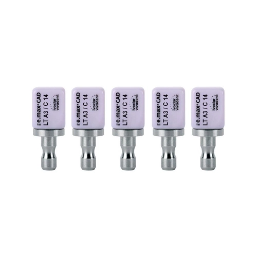 Ivoclar IPS e.max CAD Cerec LT A3 C14 5 stuks