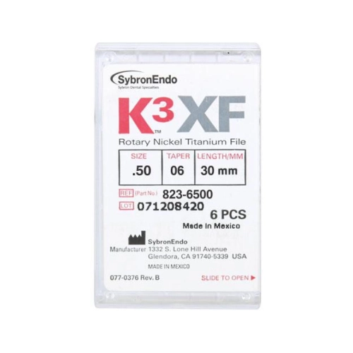 SybronEndo K3XF vijl .06 RA 30 mm nr. 50 6 stuks