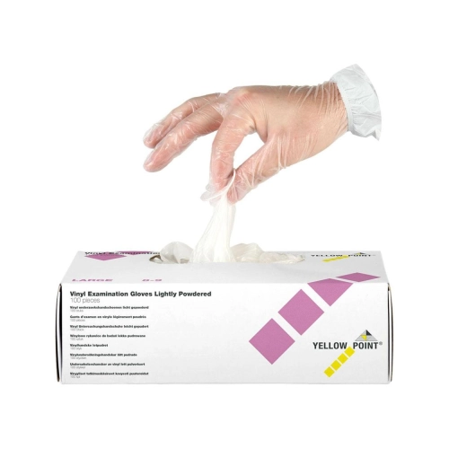 Yellow Point Handschoenen Vinyl large 100 stuks