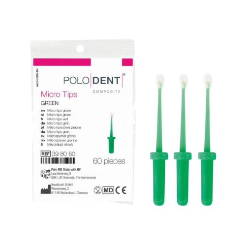 PoloDent Micro Tips groen 60 stuks
