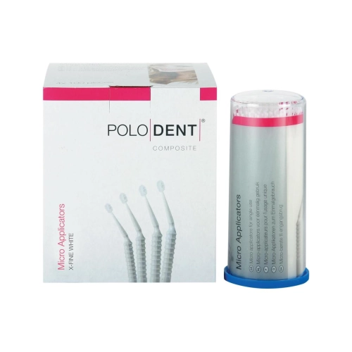 PoloDent Micro Applicators x-fijn wit 4x 100 st