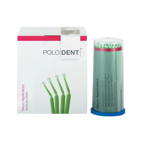 PoloDent Micro Applicators Regular groen 4x 100 st